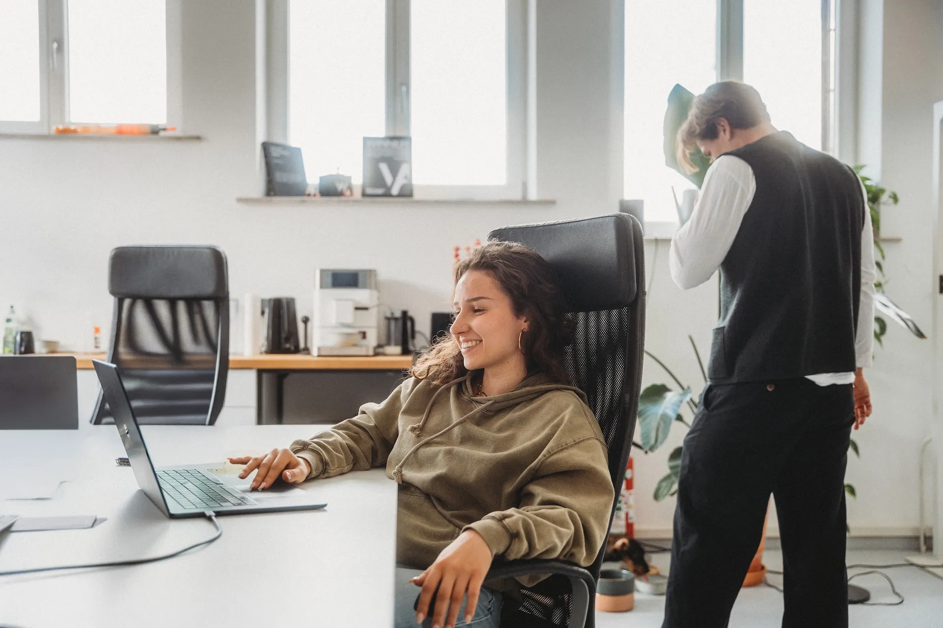 Mitarbeiter im Büro
