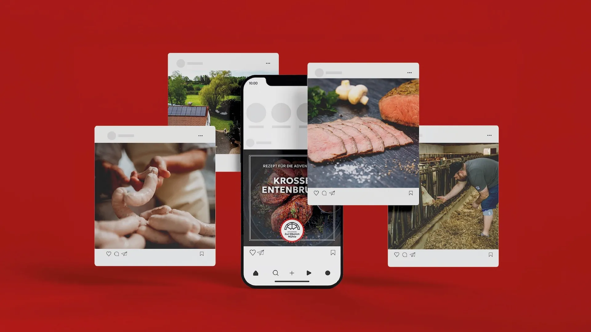 Obere Mühle Social Media Templates und Content