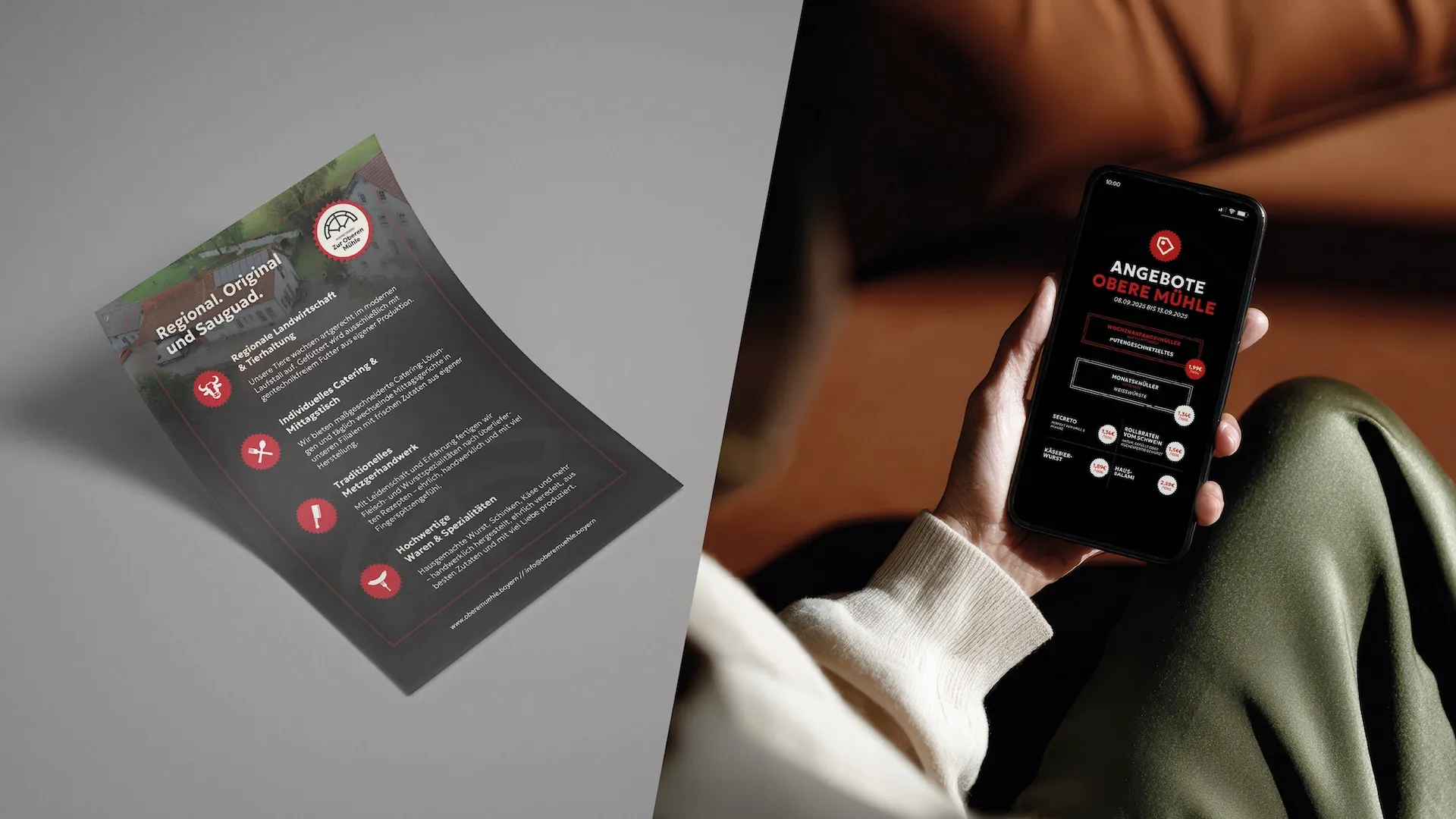 Obere Mühle Speisekarte und Menü