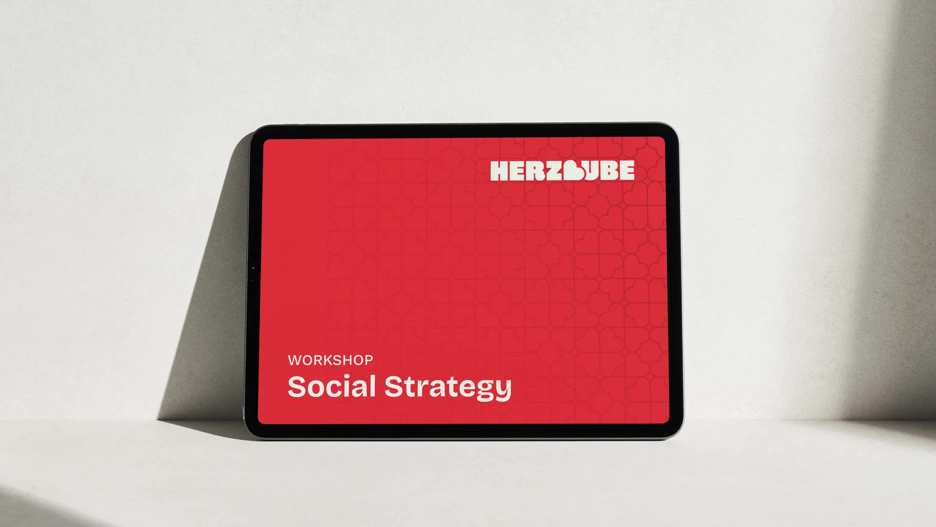 Screen mit Social Strategy Workshop